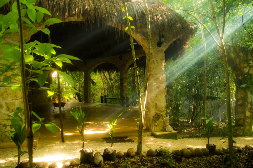 Palapa ceremony space